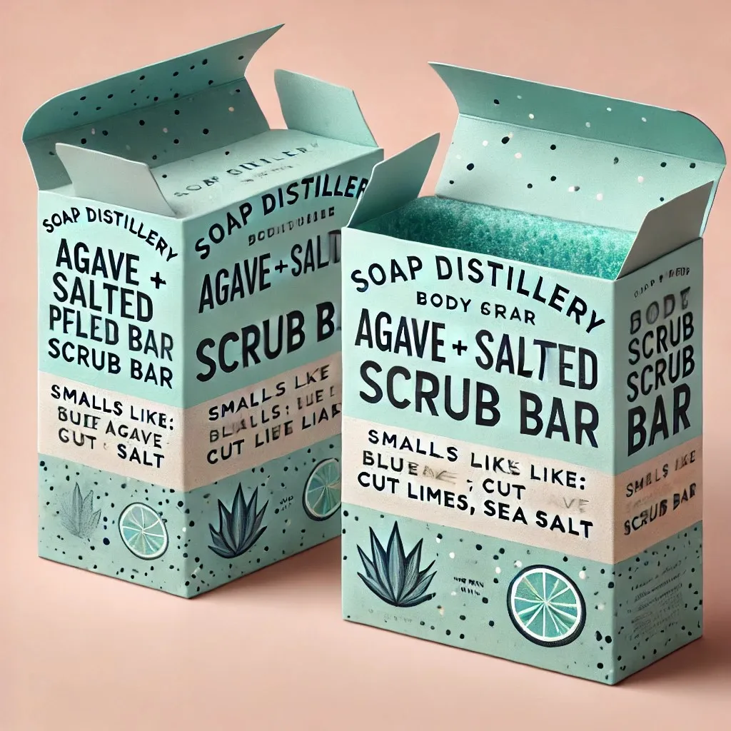 Recycle Minimalist Body Scrub Packaging With High Quality Cardboard Soap Packaging