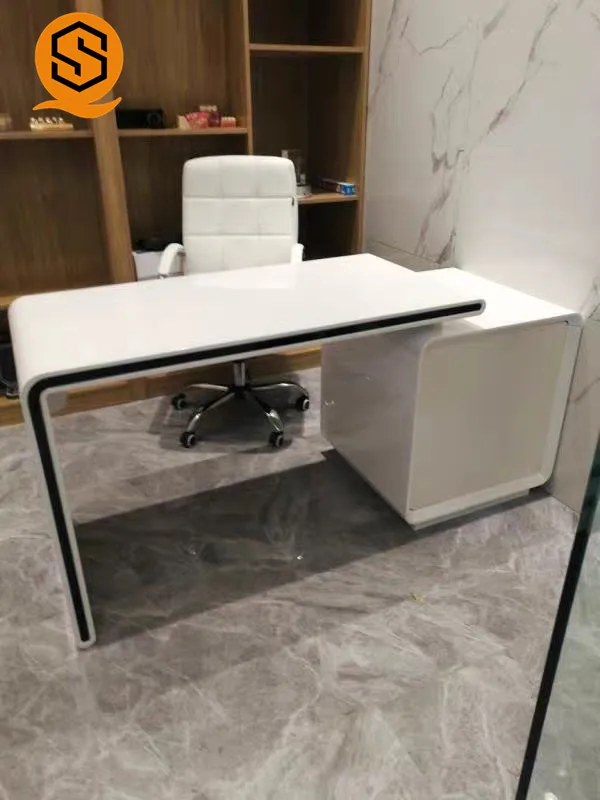 Wholesale Modern Simple Style Dining Room Set Dining Table Light Luxury  Household Dining Tables Office boss Ceo Home Desj