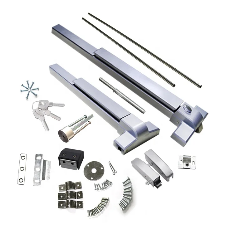 Two Points or One Point Lock Type Anti Panic Door Exit Push Bar