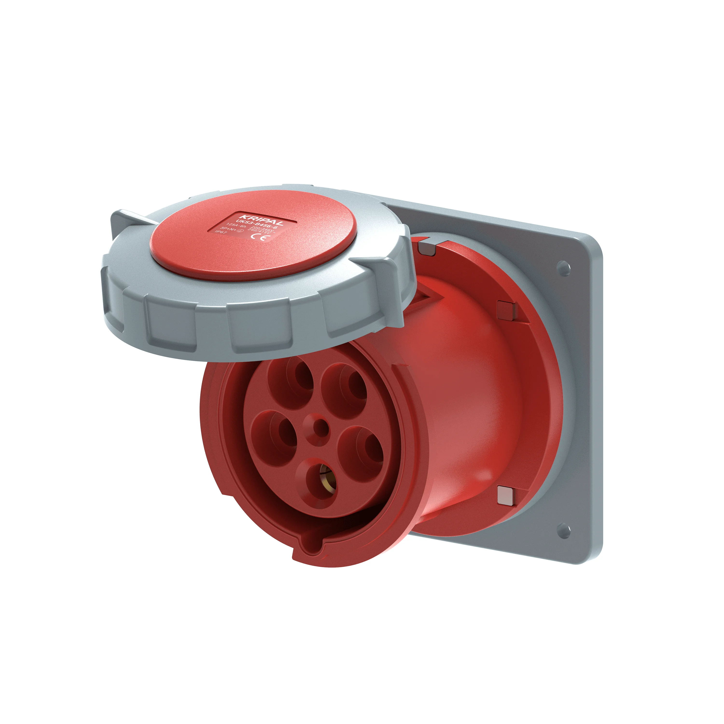 KRIPAL 125A Waterproof Socket Connectors - CEE Plugs & Sockets