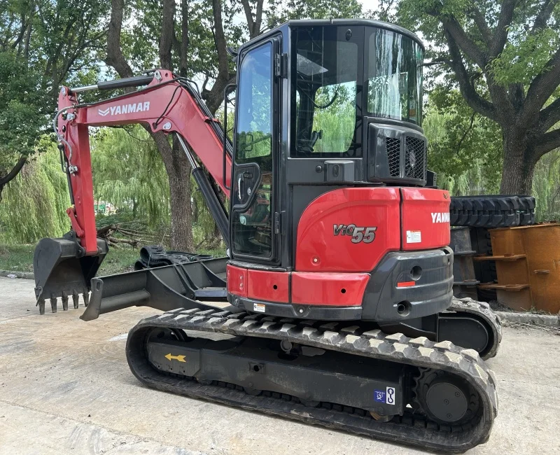 Automatic  5 Tons YANMAR VIO55  Mini Used Excavator yanmar 55 Digger Japan Brand Used Hydraulic Crawler Excavators