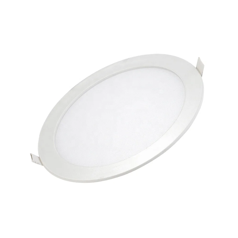 LED Light Source and IP44 IP Rating dimmable round led panel light 18w