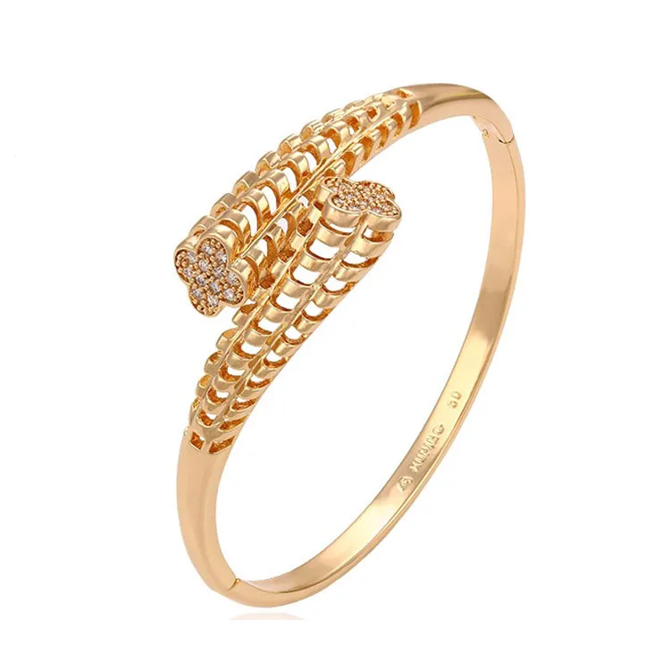 Xuping Best Sale Women Jewelry Gold Plated Bangles - 51318