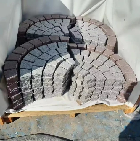 Популярная веерообразная брусчатка по индивидуальному заказу высокое качество Лучшая цена гранитная