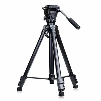 YUNTENG VCT-998 Portable Aluminum Self-timer Video Tripod for Canon Nikon DSLR Camera Mobile Phone with Carry Bag detail image