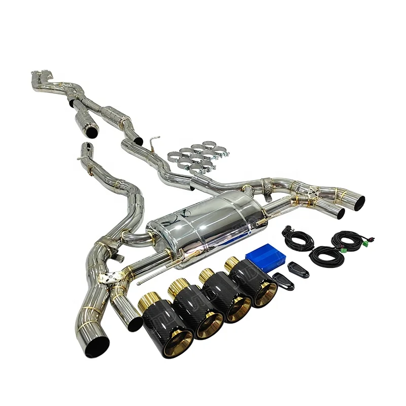 Exhaust System Exhaust Valved Performance Catback For BMW X3M X4M F97 2021 Escape 304SS Exhaust