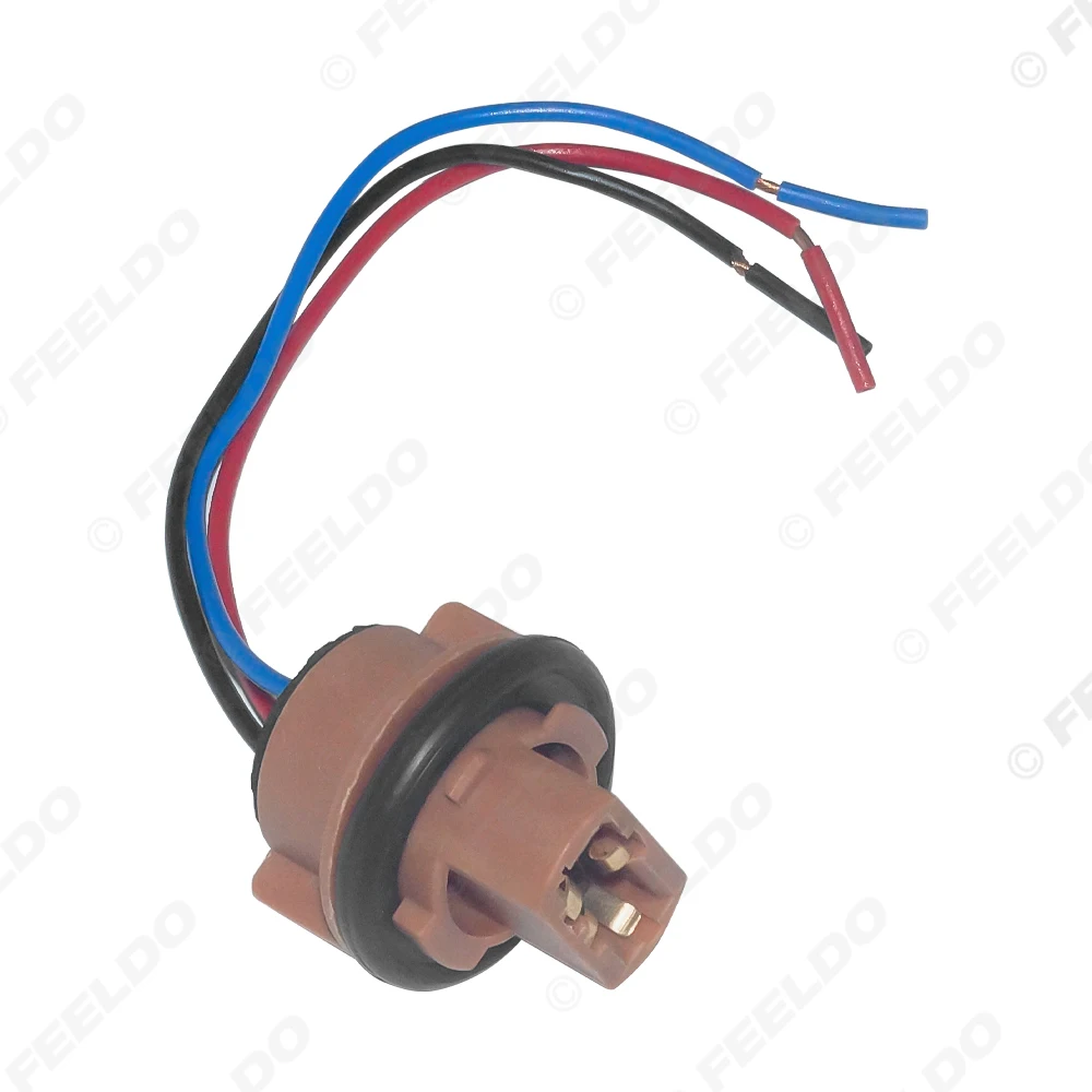 KIMISS 2x Connecteur Ampoule 12V T20 7443 - Faisceau LED Pour Feux Stop Voiture