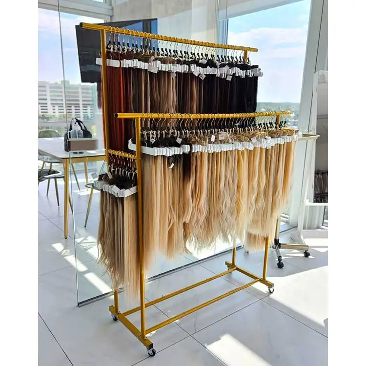 Portable Hair Extension Stand Holder for Salon or Home Display Storage Amazon.com : The Hair Shop EZ Stand | Portable Sturdy Rack  main image 4