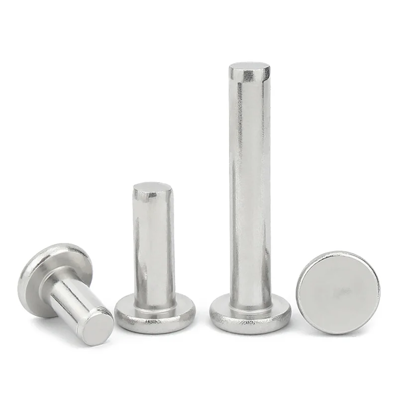 Din7338 Gr4.8/8.8/10.9/12.9 3-10mm Zinc Galvanized Hdgi Solid Rivet ...
