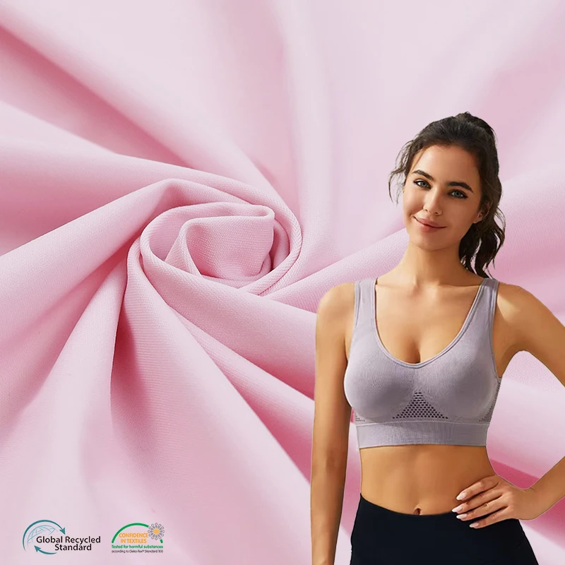 Cloth Innerware Matte Free Cut Underwear Fabric Single Jersey Recycled Warp Knitted ...
