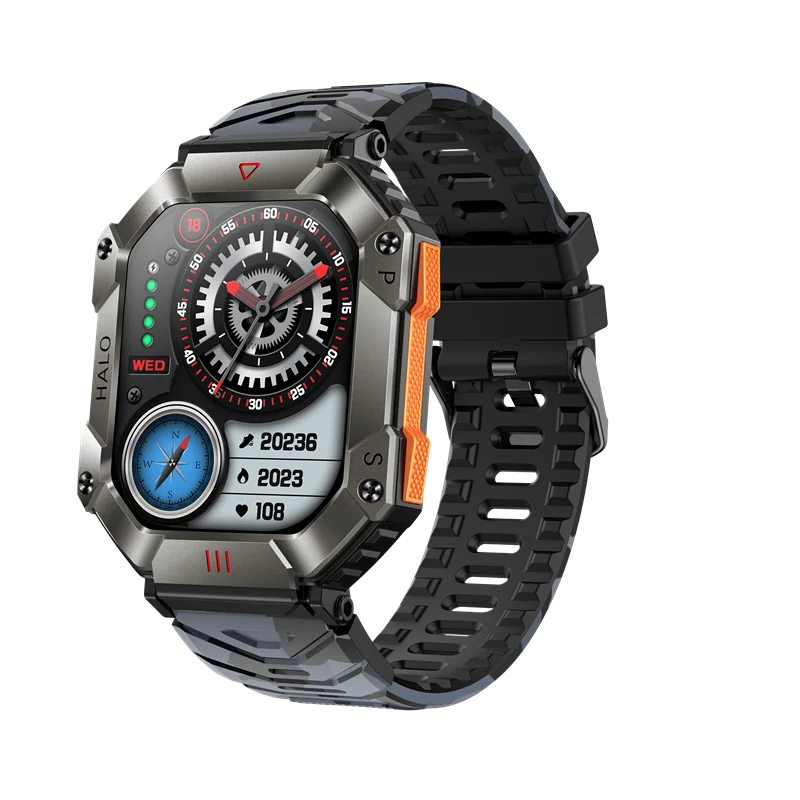 NOCOLLENT KR80 Smart Watch IP67 Waterproof 620MAH Battery