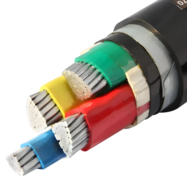 High-quality  four-core aluminum conductor PVC insulated power cable for city lighting plant transmission