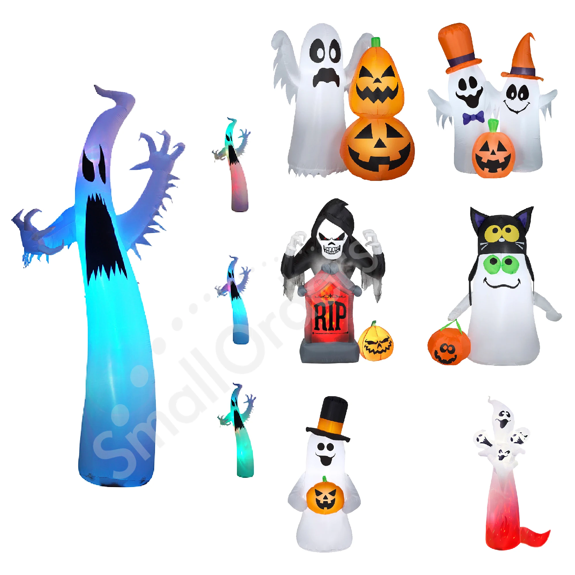 Promotional party supplies inflatable doll modeling custom Halloween model inflatable costume white ghost inflatable model hats