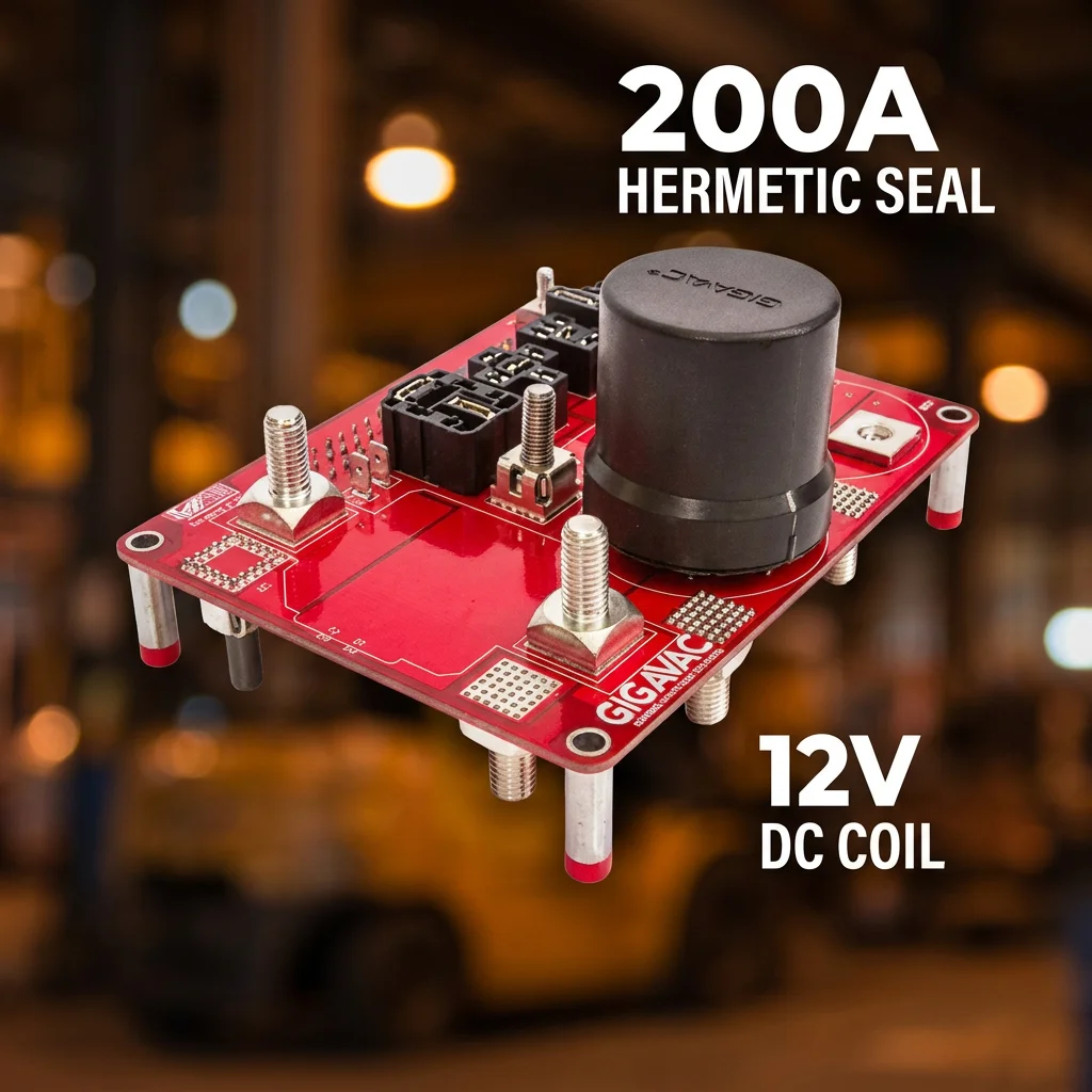 GV124BPX สำหรับคอนแทคเตอร์กระแสตรงแบบปิดสนิทของ Sensata-Gigavac กระแสขดลวด 680 มิลลิแอมแปร์ แรงดัน 12 โวลต์ แบบติดตั้งบนโครงเครื่อง 1 เฟส ใช้ในยานยนต์ไฟฟ้า (EV) และระบบจัดเก็บพลังงาน ขายส่ง จัดส่งรวดเร็ว