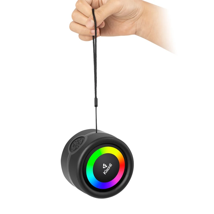 Kisonli S16 Tws Dj Powered Portable Mini Fm Radio Speakers with Cord Handle