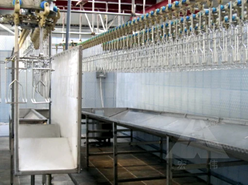 Chicken Slaughtering Automatic Unloading Machine Feet Unloader Hook Detacher Poultry Slaughterhouse Equipment