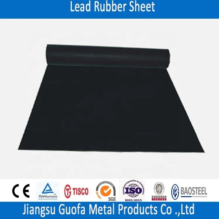 X Ray Shielding 0.25mmPb Protective Lead Rubber Sheets
