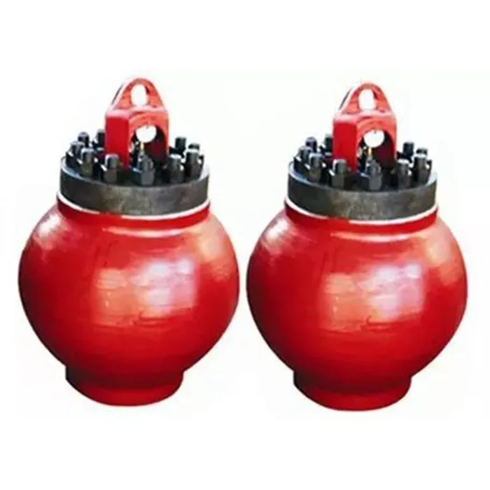 API Mud Pump Spare Parts Air Bag Hydraulic Discharge Pulsation Dampener for Oilfield
