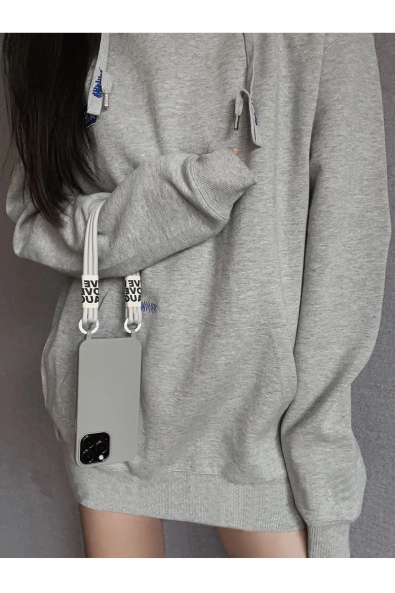 Suitable For IPhone 15 Phone Case New Crossbody Strap Iphone 14 Pro Max Niche High Sensitivity_voghion.com