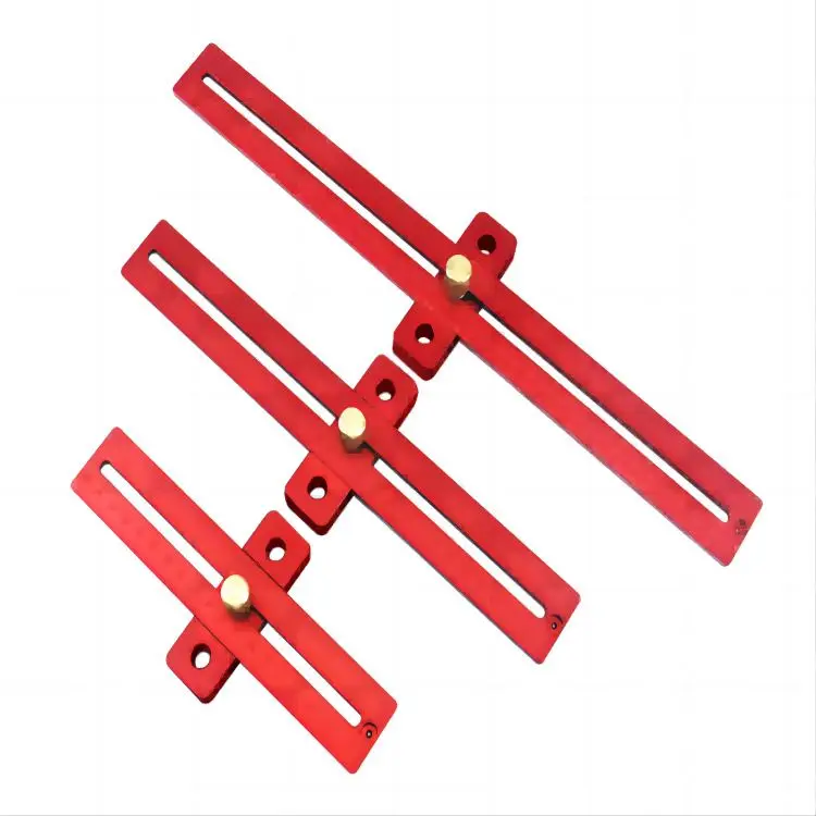 TEBAK W-70 Parallel Scribing Gauge Line Splitting Scribing Gauge 0-200 250 300MM Marking Ruler Scribing Ruler