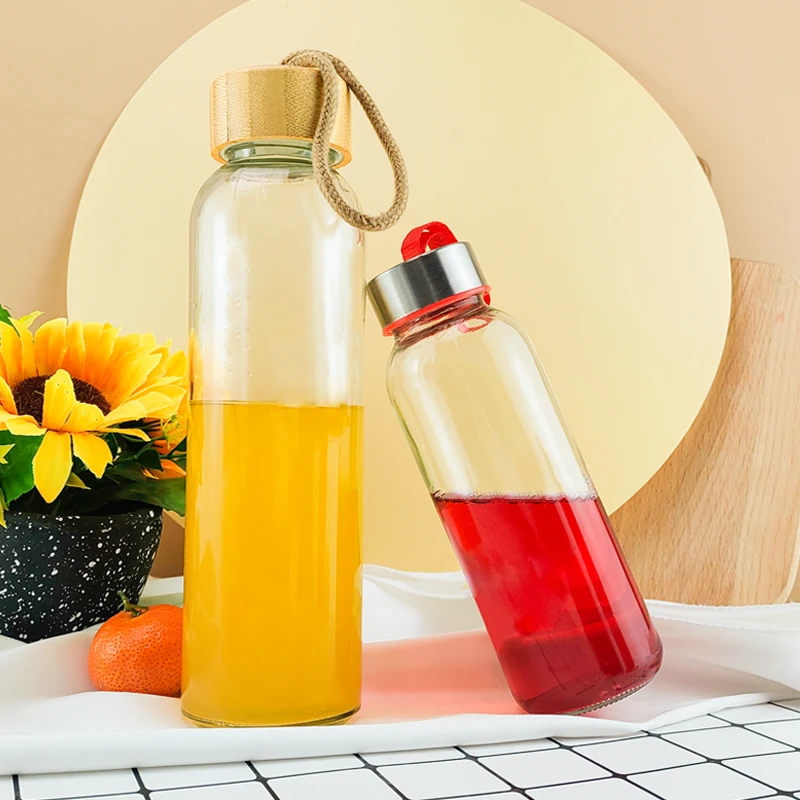 High Quality 150ml 300ml 400ml 500ml 750ml 1000ml Glass Water Bottle