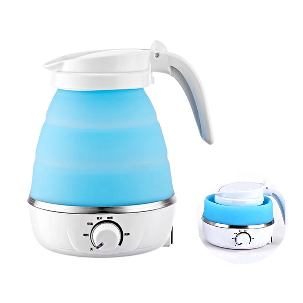 Chrt Mini Folding Kettle 600ml Silicone Hot Water Shell Intelligent ...