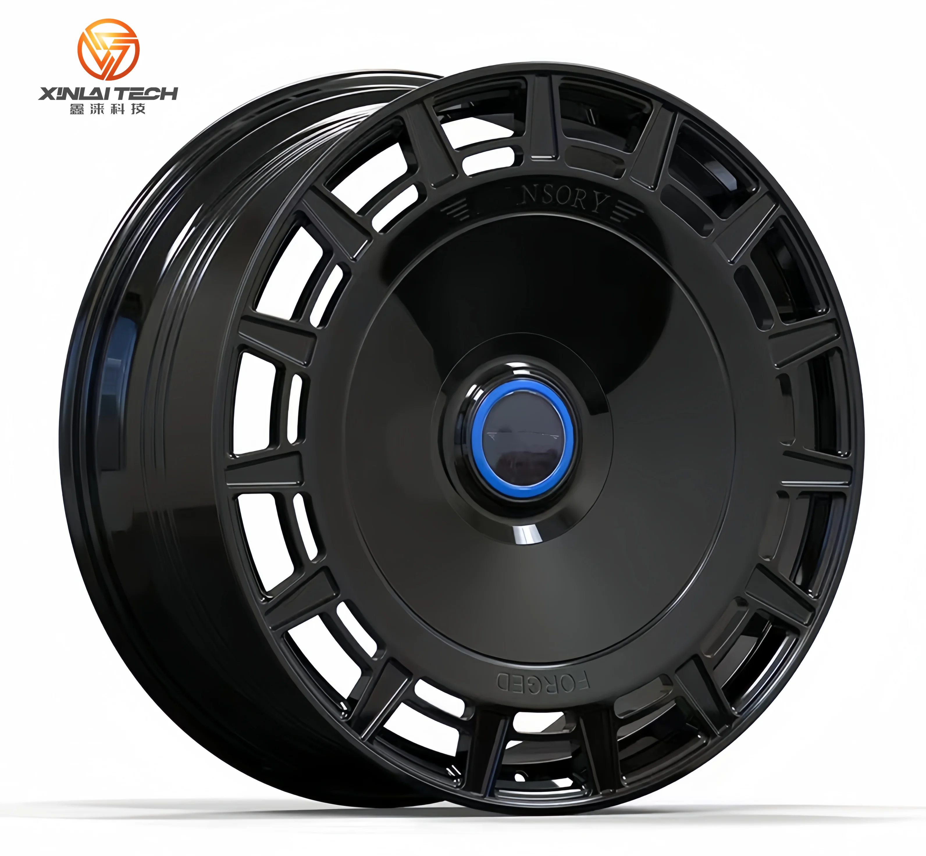 XINLAI Custom Gloss Black Deep Concave19 20 21 22Inch Monoblock Aluminum Alloy Forged Wheels Passenger Car Wheels for Benz S350 - Image 6