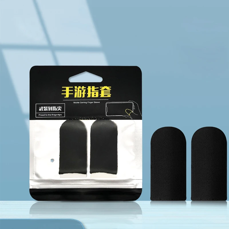 Mobile Game Fingertip Gloves For PUBG Gamer Sweatproof Anti-slip Finger Sleeve - View #4