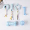 Six-piece set, approximately 270g, blue color scheme