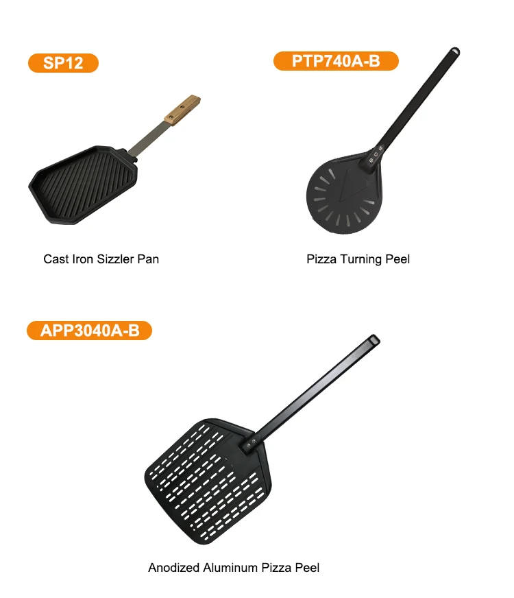 Aluminum Pizza Peel Shovel,Set Foldable 14'' Pala De Pizza Pizza Peel