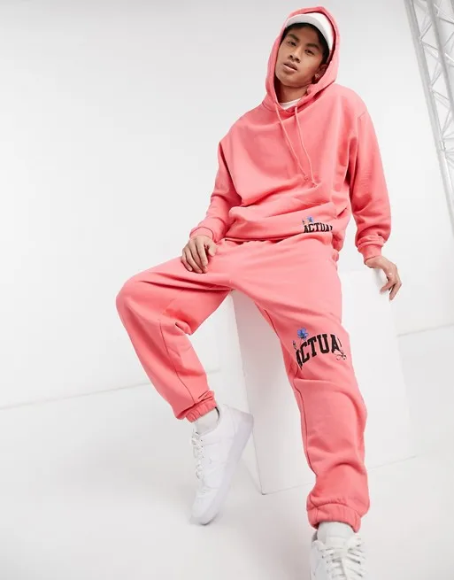 asos pink moletom com capuz mens