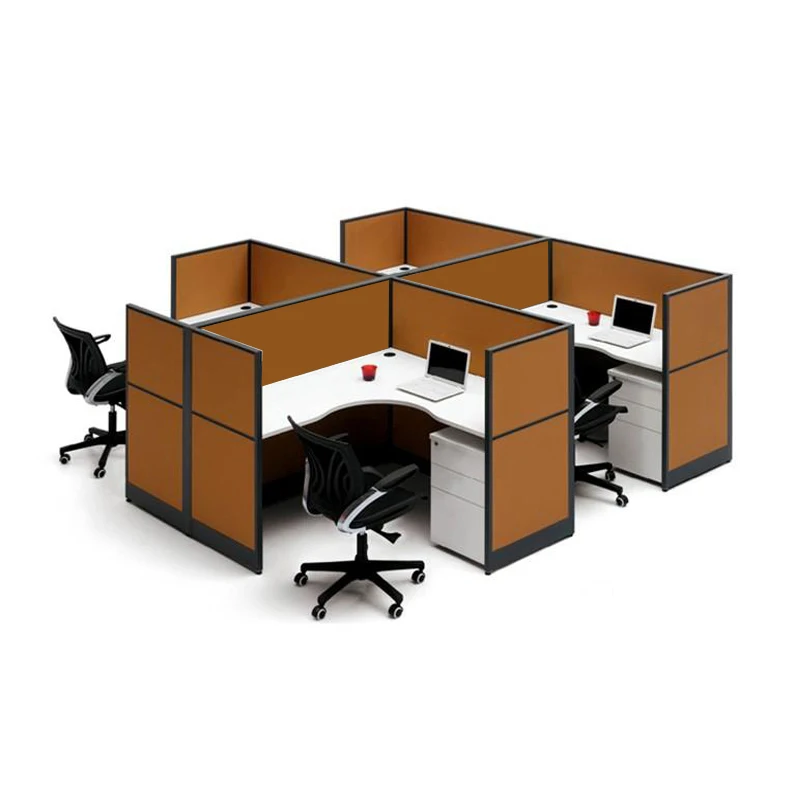 Sz-ws010) Modern L,Office Fabric Partition 4 Seater Workstation Office  Cubicle Design - Buy 4 Seater Office Cubicle,L Office Workstations,Office  Cubicle Design Product on 