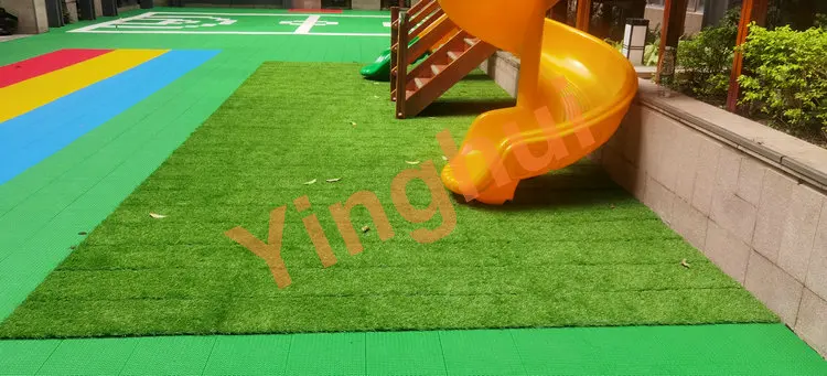 Grass Protection Floor Interlock Artificial Turf And Sports Flooring For Football Field