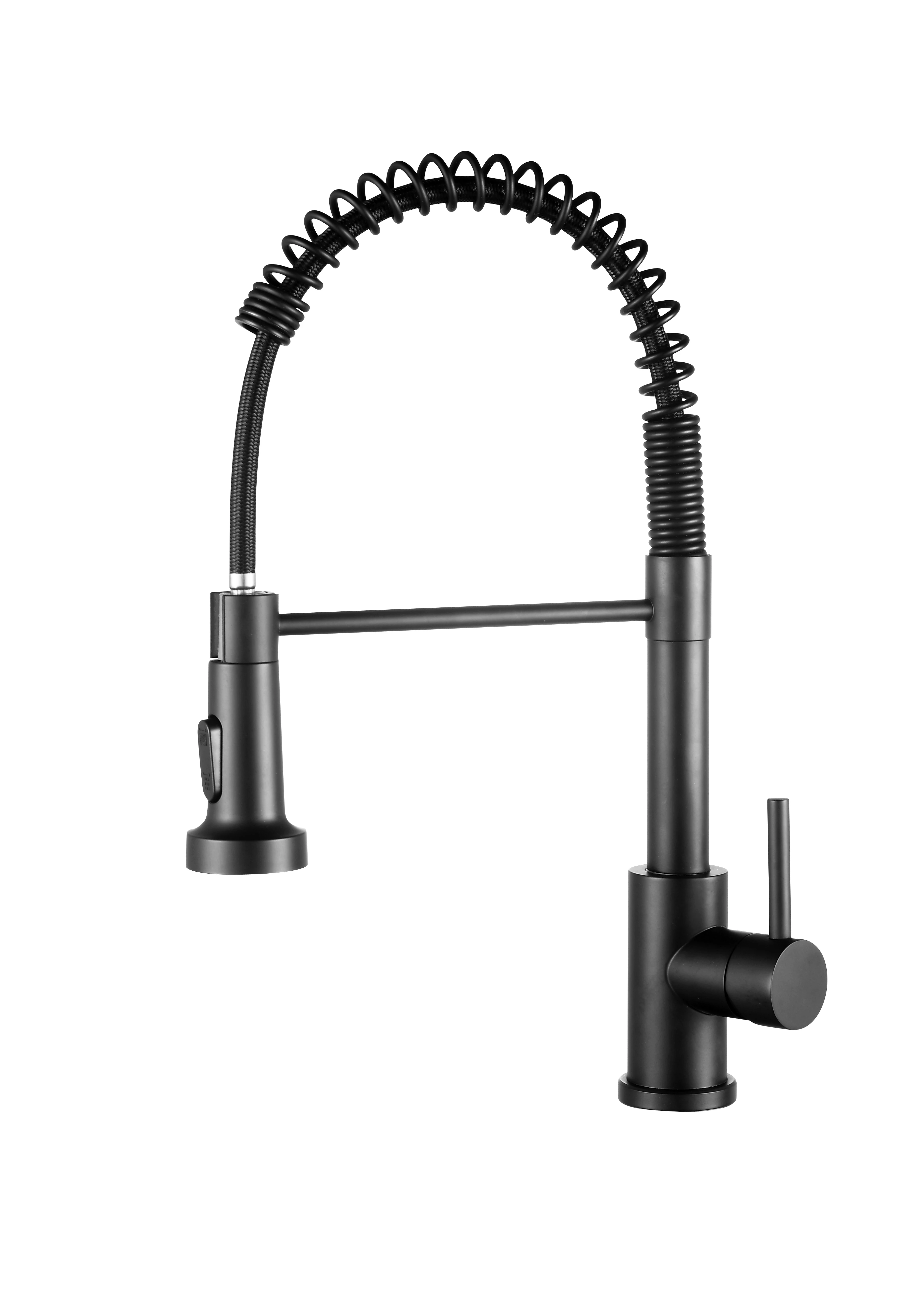 UPC Kitchen Faucet Spring Design Stainless steel spring kitchen faucet with flexible spout