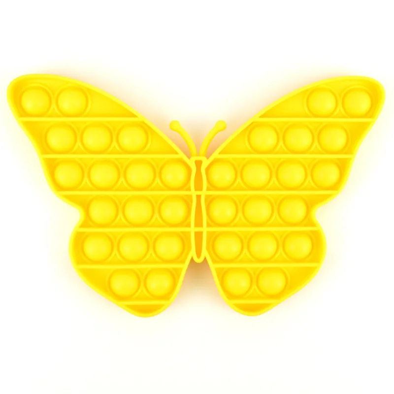 Игрушка-антистресс в форме бабочки, силиконовая игрушка для детей и взрослых