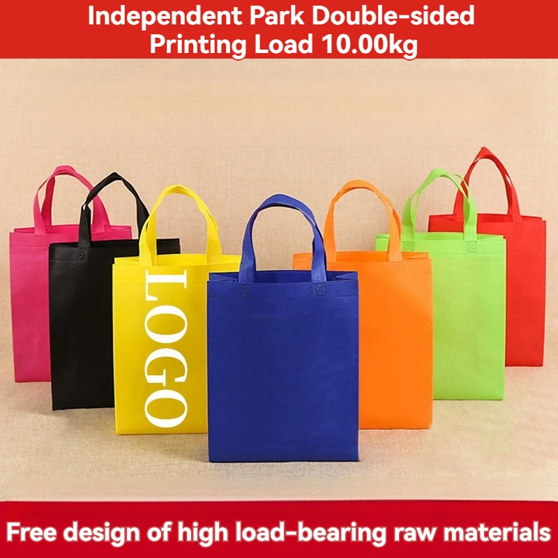 Non Woven Carrier Bags Eco Reusable Non Woven Cloth Bag With Custom Printed Logo details