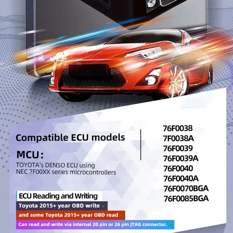 For Toyota & Lexus Denso ECU Programmer for Lexus ECU Flasher Support OBD OBD2 Read & Write ECU Programmer Car Diagnostic Tools