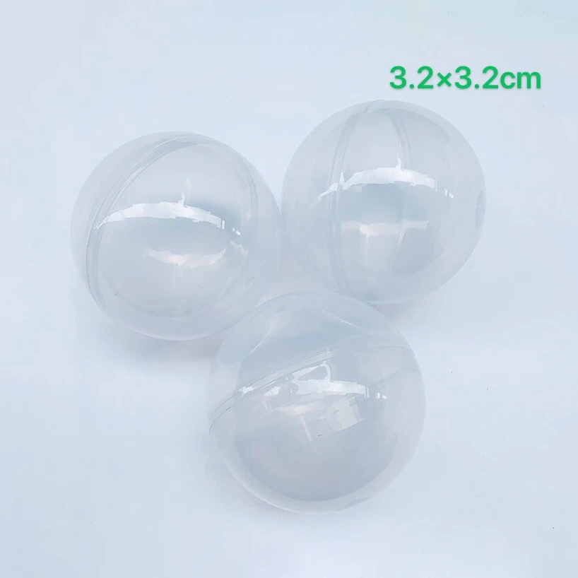 Wholesale Multiple Sizes Openable 25 Mm 32mm 35mm Tiny Egg Shell Classic Plastic Empty Capsules Toy for Vending Machine