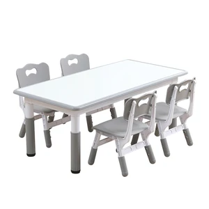 Modern Indoor Plastic Table Fire Proof Wood Table for Art Painting Learning for School Dining Bedroom Kitchen Living Room