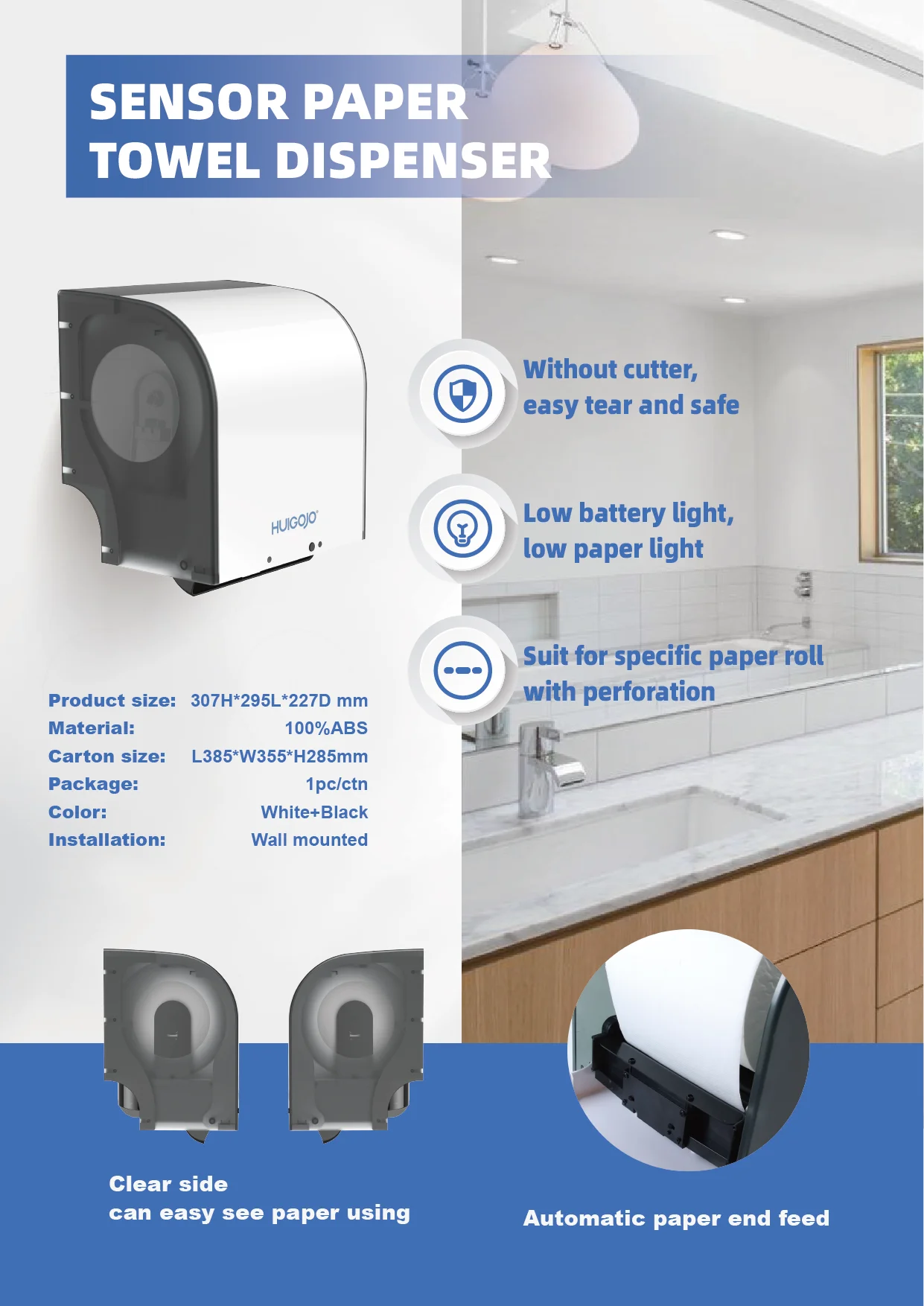 High Quality Paper Towel Dispenser Toilet Paper Electric Toilet Paper