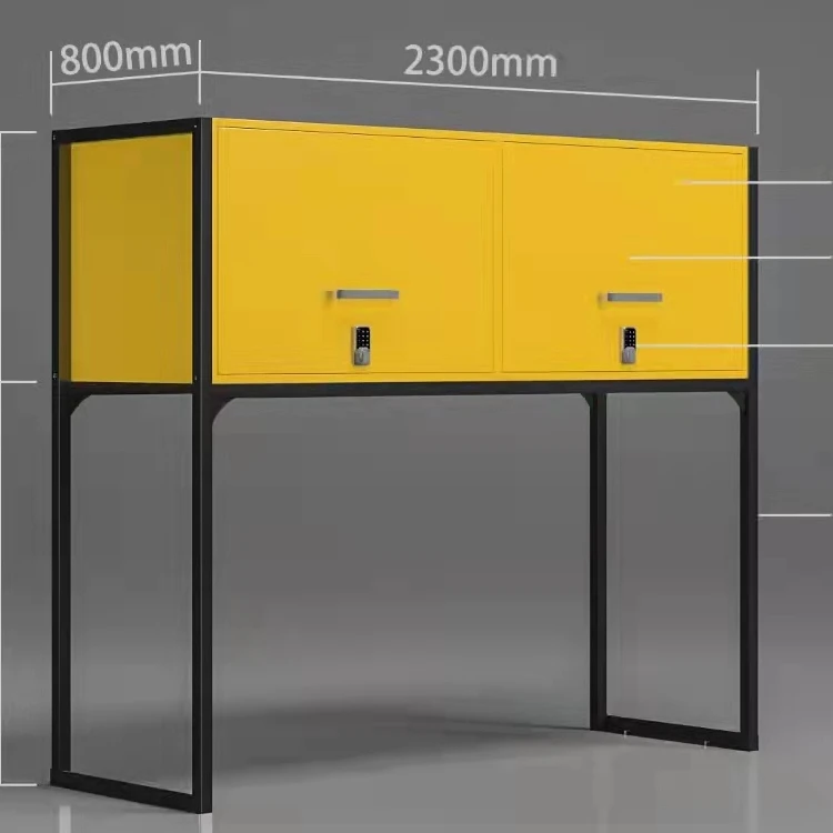JZD Metal Car Parking Storage Cabinet Over Car Bonnet Storage Box Cabinet