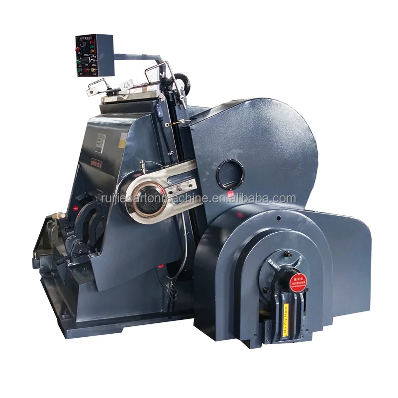 Factory Semi Automatic Pet Film pp Pvc Rigid Sheet Craft Paper Plastic Box Ml1300 Steel Rule Creasing Die Cutting Press Machine