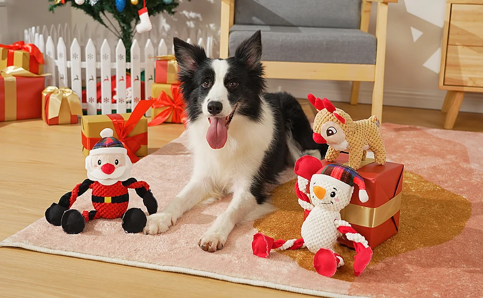 Wholesale Custom Cute Pet Dog Toy Plush Interactive Stuffed Plush Dog