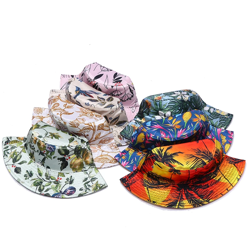 floral fishing hat