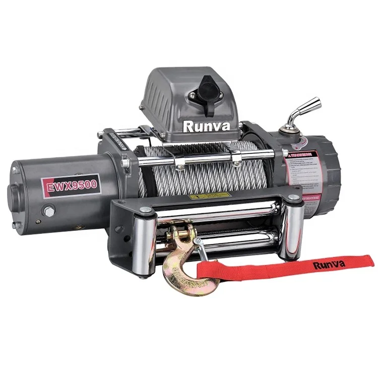 Most popular portable 4x4 off road 9500 lbs electric winches 12 volt