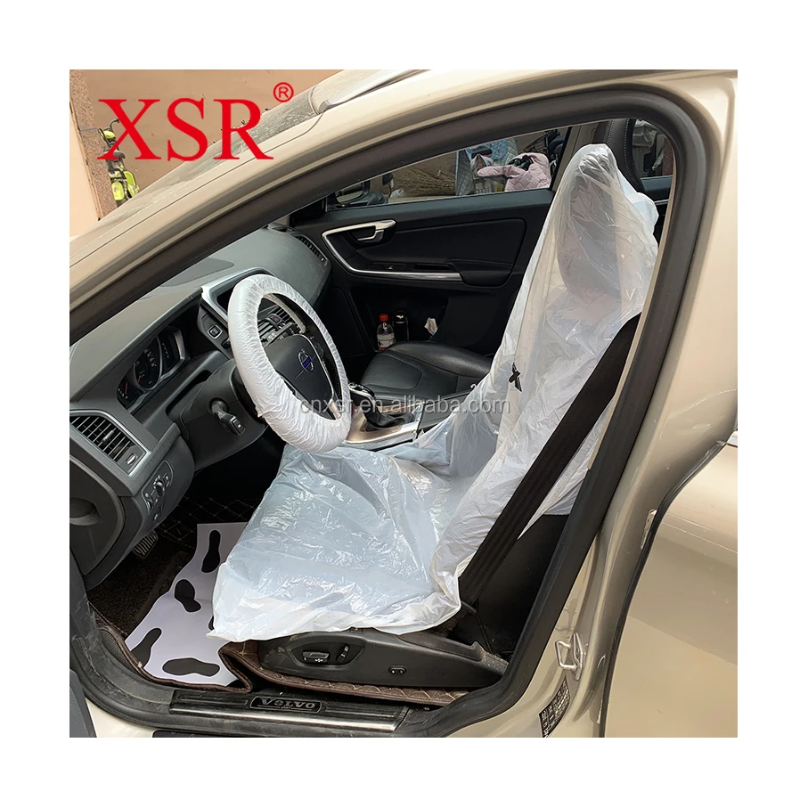 Car Disposable Seat Cover Folding Car Fivepiece Set,With Packaging Can
