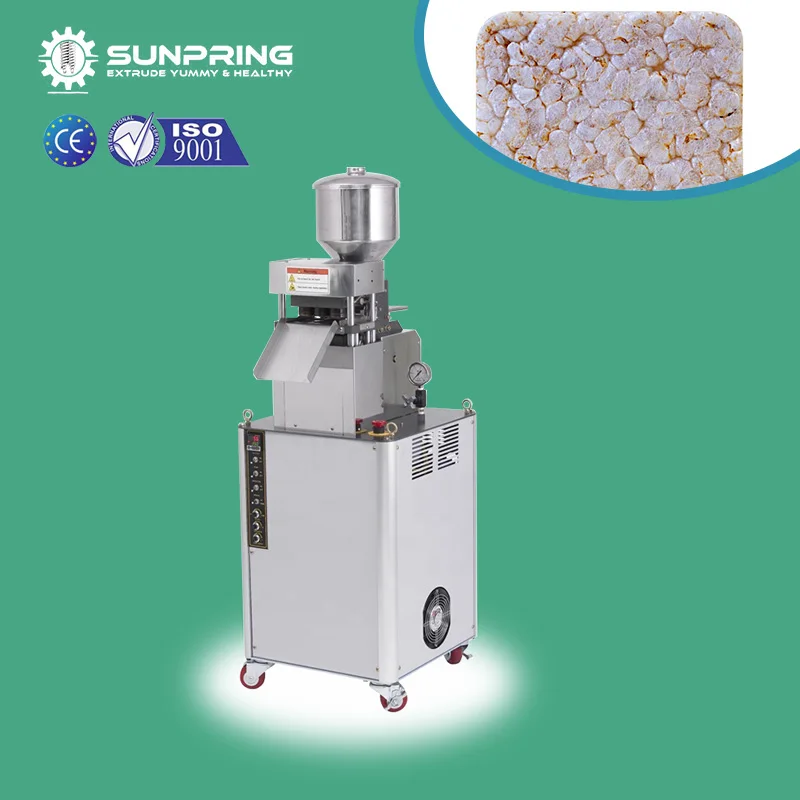 SunPring Rice Chips Cracker Cake Machinery 45mm Round Rice Cake Popping Machine