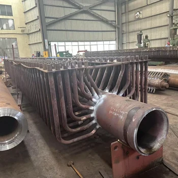 Boiler Header Boiler Pressure Parts Steam Power Plant Boiler Manifold Header Customization ASME Standard