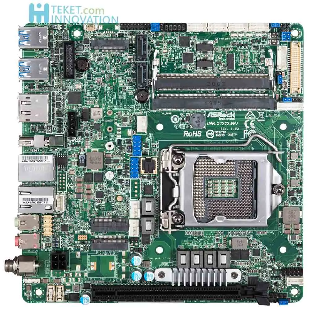 For ASRock ASRockind Industrial Motherboards Mini-ITX IMB-X1220-L  IMB-X1222-WV IMB-X1231 IMB-X1233-WV Support ECC so DIMM Memory