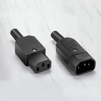 IEC rewireable plug Factory price C13 Male and Female Industrial Power plugs and socket